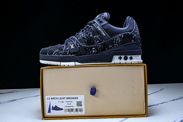 RUBBER-SOLED SPORTS CASUAL SHOES NAVY BLUE/NAVY BLUE