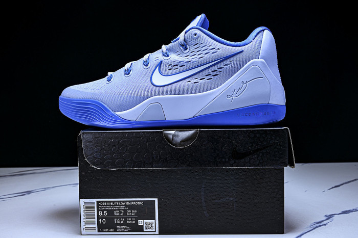IH1401-402 KOBE 9 EM LOW PROTRO TB HYDROGEN BLUE/WHITE/LIGHT PHOTO BLUE