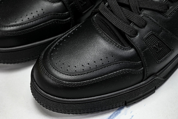 RUBBER-SOLED SPORTS CASUAL SHOES BLACK/BLACK/BLACK