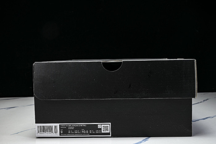 CT8529-108 JORDAN 6 RETRO WHITE/BLACK