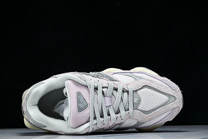 U906OHSP NEW BALANCE 9060 RETRO CASUAL SPORTS RUNNING SHOES VIOLET/BEIGE/GREY