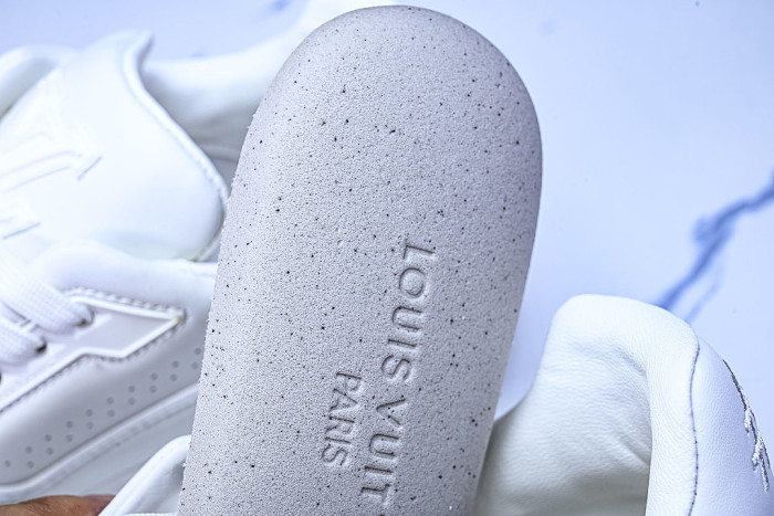 RUBBER-SOLED SPORTS CASUAL SHOES WHITE/WHITE/WHITE