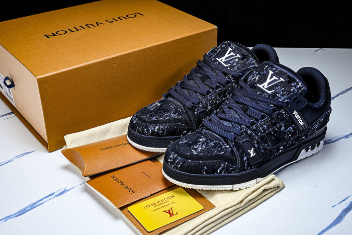 RUBBER-SOLED SPORTS CASUAL SHOES NAVY BLUE/NAVY BLUE