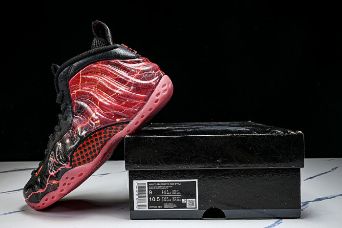 IR7336-001 AIR FOAMPOSITE ONE BLACK/BRIGHT CRIMSON/OFF NOIR