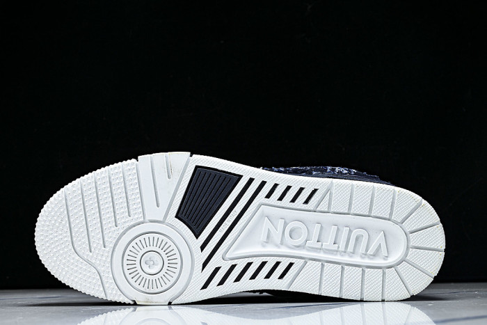 RUBBER-SOLED SPORTS CASUAL SHOES NAVY BLUE/NAVY BLUE