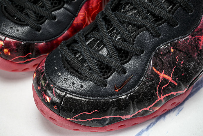 IR7336-001 AIR FOAMPOSITE ONE BLACK/BRIGHT CRIMSON/OFF NOIR