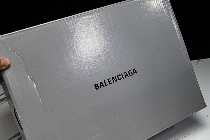 WMRTN-9191 BALENCIAGA JET THICK SOLED LOW TOP DAD SHOES BEIGE/LIGHT GRAY