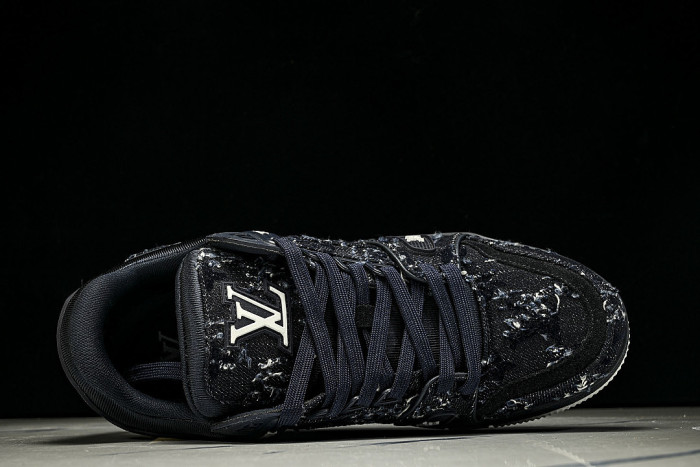 RUBBER-SOLED SPORTS CASUAL SHOES NAVY BLUE/NAVY BLUE