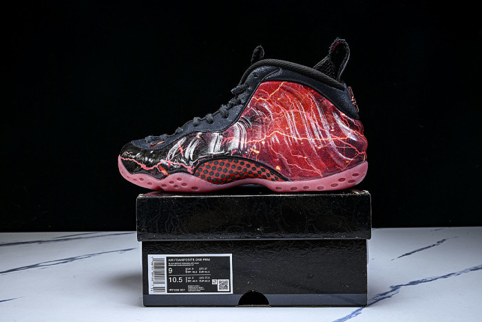 IR7336-001 AIR FOAMPOSITE ONE BLACK/BRIGHT CRIMSON/OFF NOIR