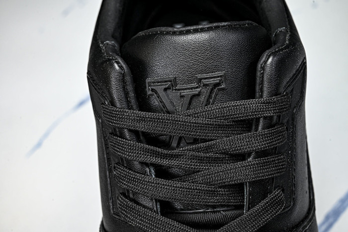 RUBBER-SOLED SPORTS CASUAL SHOES BLACK/BLACK/BLACK