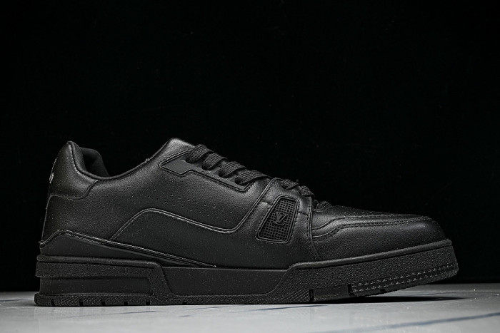 RUBBER-SOLED SPORTS CASUAL SHOES BLACK/BLACK/BLACK