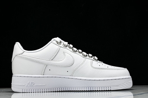CZ8065-100 AIR FORCE 1 07 LOW CASUAL SNEAKERS WHITE/PURE WHITE