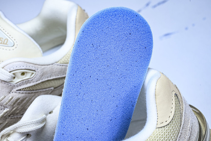 U9060SS NEW BALANCE 9060 RETRO CASUAL SPORTS RUNNING SHOES LIGHT WHEAT/WHEAT