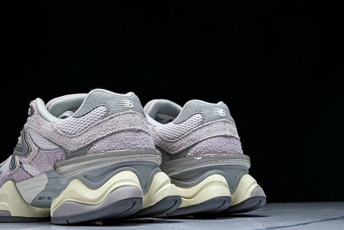 U906OHSP NEW BALANCE 9060 RETRO CASUAL SPORTS RUNNING SHOES VIOLET/BEIGE/GREY