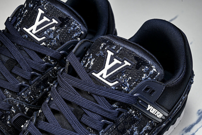 RUBBER-SOLED SPORTS CASUAL SHOES NAVY BLUE/NAVY BLUE