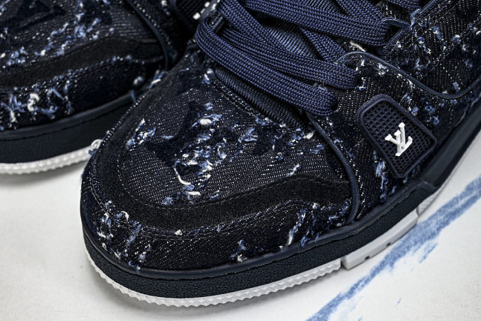 RUBBER-SOLED SPORTS CASUAL SHOES NAVY BLUE/NAVY BLUE