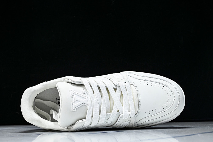 RUBBER-SOLED SPORTS CASUAL SHOES WHITE/WHITE/WHITE