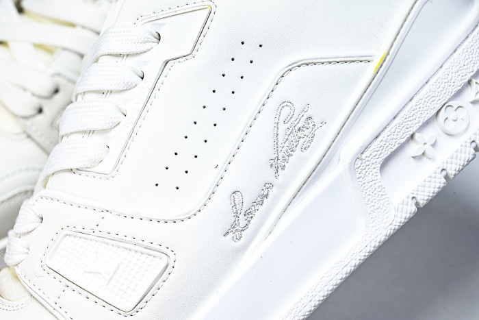 RUBBER-SOLED SPORTS CASUAL SHOES WHITE/WHITE/WHITE