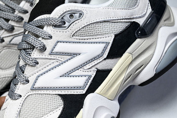 U9060JBB NEW BALANCE 9060 RETRO CASUAL SPORTS RUNNING SHOES GREY/BLACK