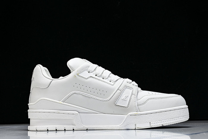 RUBBER-SOLED SPORTS CASUAL SHOES WHITE/WHITE/WHITE