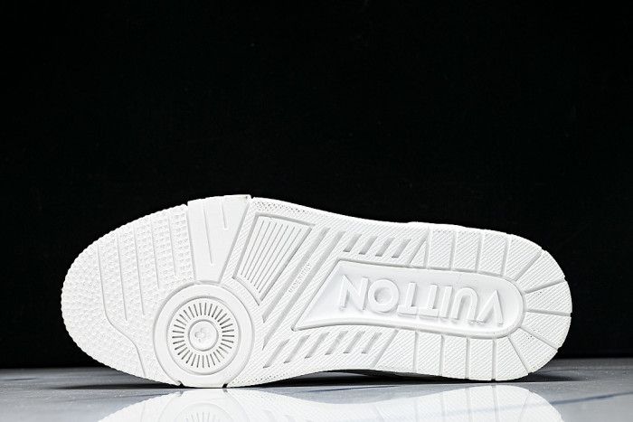 RUBBER-SOLED SPORTS CASUAL SHOES WHITE/WHITE/WHITE