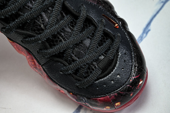 IR7336-001 AIR FOAMPOSITE ONE BLACK/BRIGHT CRIMSON/OFF NOIR
