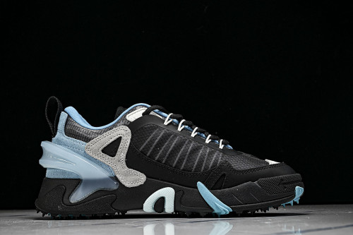 VIRGIL ABLOH TRENDY DAD SHOES FOR MEN AND WOMEN THREE ARCHED CASUAL SHOES SKY BLUE/BLACK