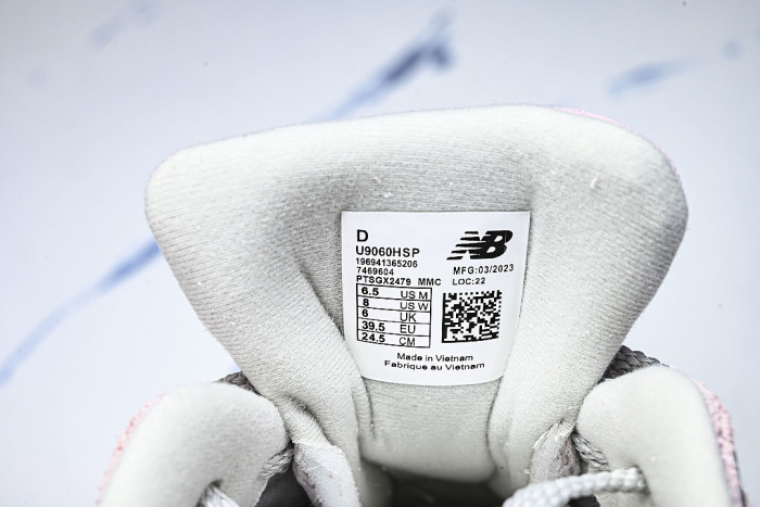 U906OHSP NEW BALANCE 9060 RETRO CASUAL SPORTS RUNNING SHOES VIOLET/BEIGE/GREY