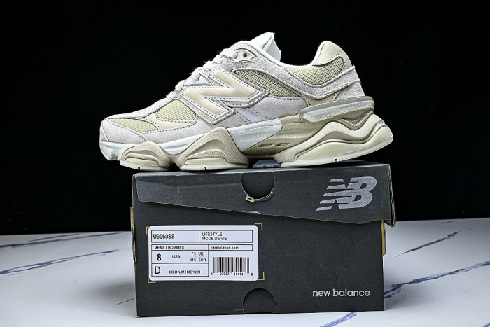 U9060SS NEW BALANCE 9060 RETRO CASUAL SPORTS RUNNING SHOES LIGHT WHEAT/WHEAT