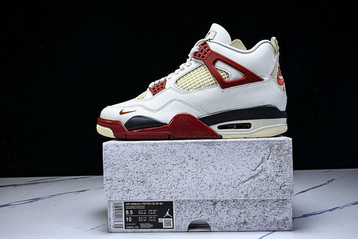 IQ8055-100 JORDAN 4 RETRO OG SAIL/CINNABAR/ANTHRACITE/MUSLIN