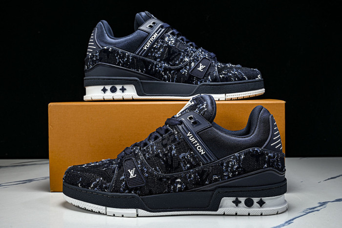 RUBBER-SOLED SPORTS CASUAL SHOES NAVY BLUE/NAVY BLUE