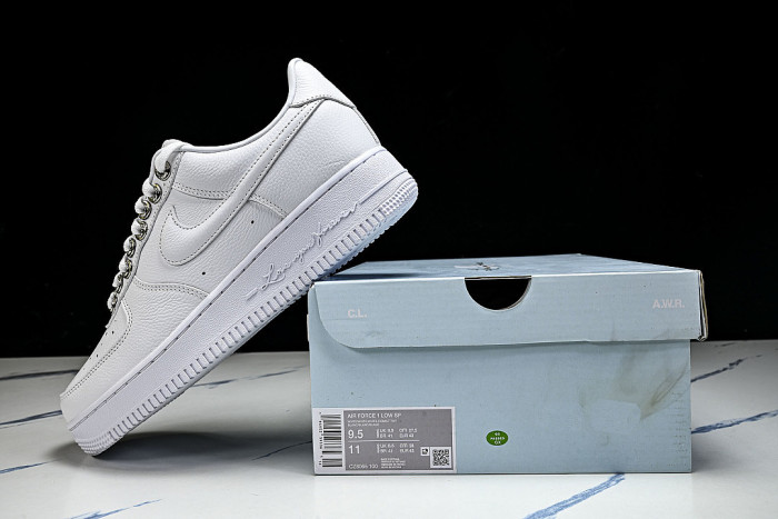 CZ8065-100 AIR FORCE 1 07 LOW CASUAL SNEAKERS WHITE/PURE WHITE