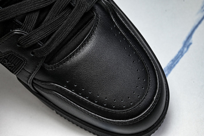RUBBER-SOLED SPORTS CASUAL SHOES BLACK/BLACK/BLACK