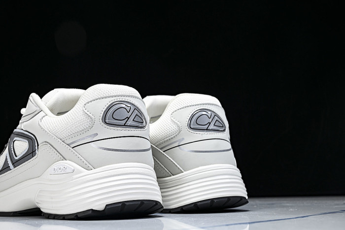 LOW-TOP THICK-SOLED SPORTS CASUAL SHOES WHITE/WHITE/WHITE