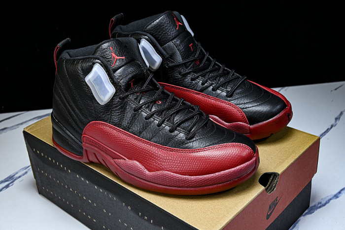CT8013-002 JORDAN 12 RETRO BLACK/VARSITY RED