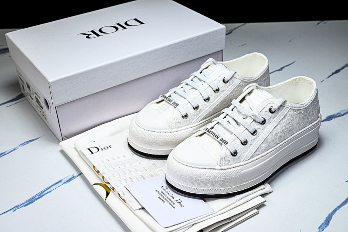 WALK'N LOW CASUAL SHOES FOR WOMEN'S DAILY SPORTS WEAR WHITE/PURE WHITE