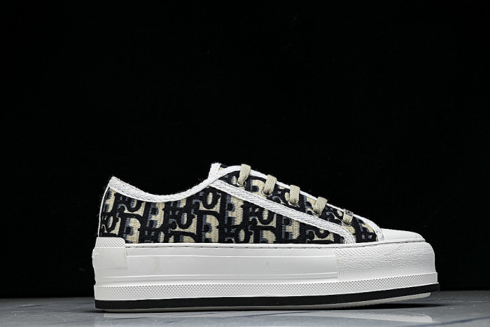 WALK'N LOW CASUAL SHOES FOR WOMEN'S DAILY SPORTS WEAR BLACK/WHITE