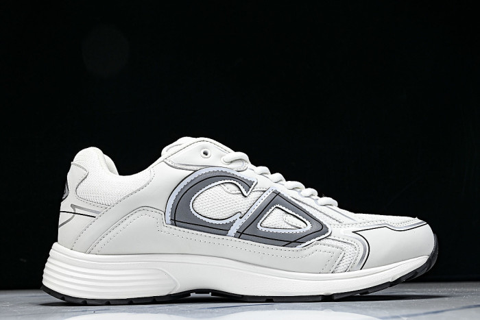 LOW-TOP THICK-SOLED SPORTS CASUAL SHOES WHITE/WHITE/WHITE