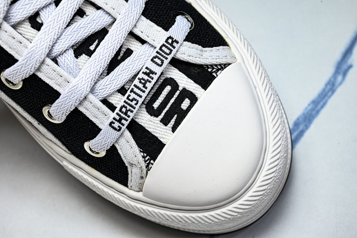 WALK'N LOW CASUAL SHOES FOR WOMEN'S DAILY SPORTS WEAR BLACK/WHITE