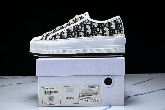 WALK'N LOW CASUAL SHOES FOR WOMEN'S DAILY SPORTS WEAR BLACK/WHITE