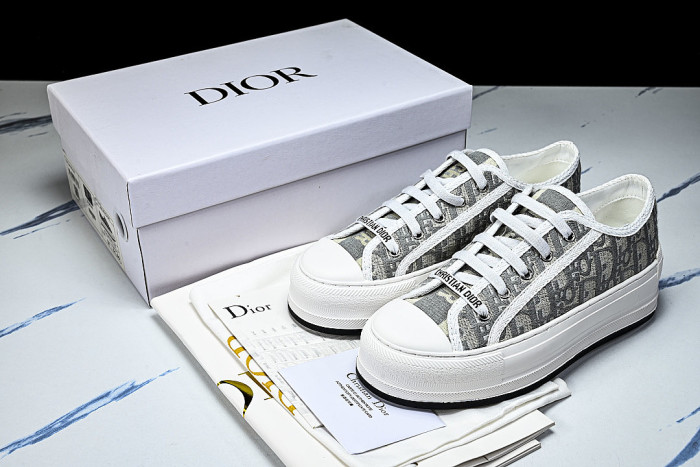 WALK'N LOW CASUAL SHOES FOR WOMEN'S DAILY SPORTS WEAR LIGHT GRAY/WHITE
