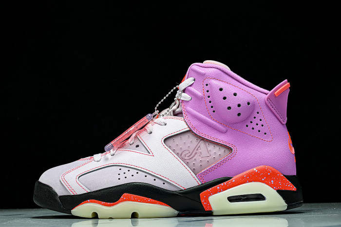 IQ5706-600 JORDAN 6 RETRO PLAYFUL PINK/INFRARED 23/SHY PINK/ARCTIC PINK