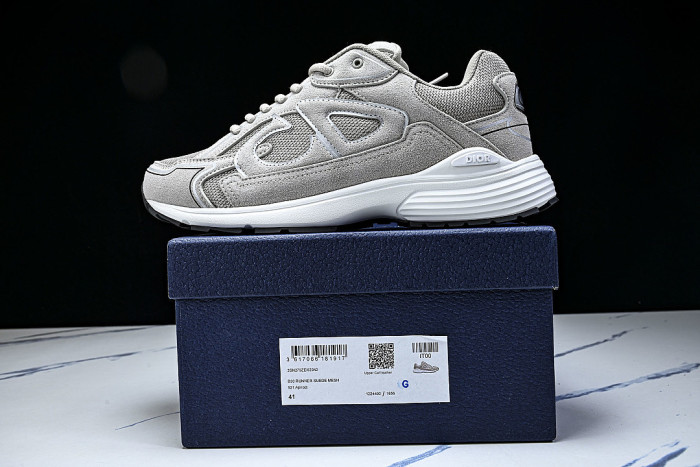 MEN'S BREATHABLE SPORT LACE UP 2026 NEW STYLE CASUAL SHOES LIGHT GRAY/GREY