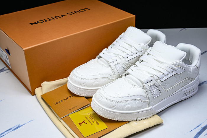 TRAINER SNEAKER LOW RETRO CASUAL SPORTS SNEAKERS WHITE/WHITE/WHITE