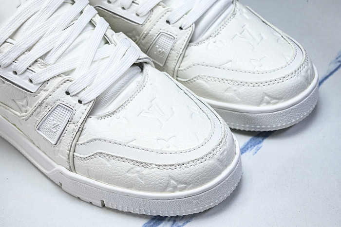 TRAINER SNEAKER LOW RETRO CASUAL SPORTS SNEAKERS WHITE/WHITE/WHITE