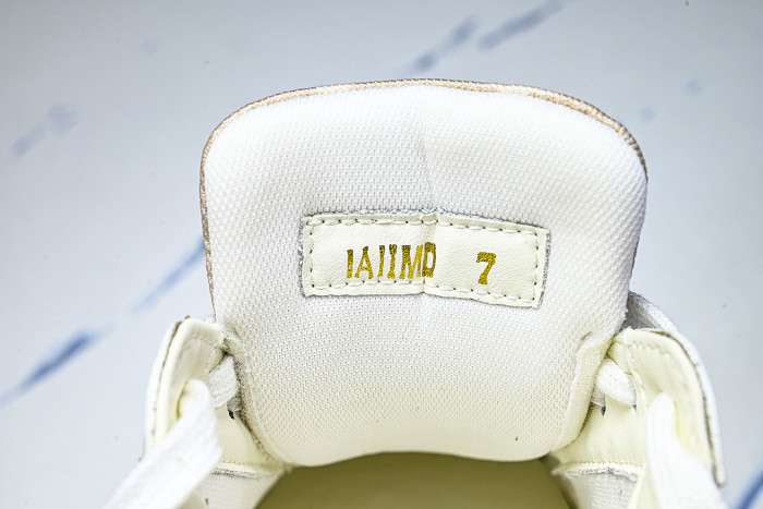 1ACQM6 BEVERLY HILLS LEATHER SPORTS SHOES BEIGE/WHITE