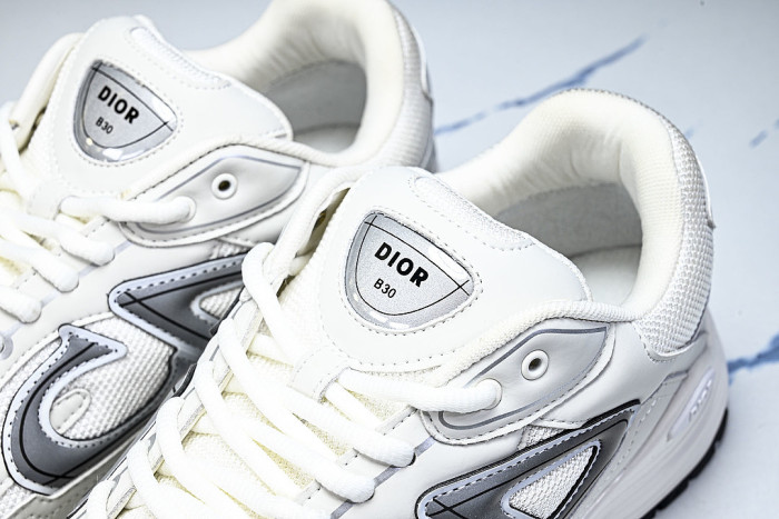 LOW-TOP THICK-SOLED SPORTS CASUAL SHOES WHITE/WHITE/WHITE