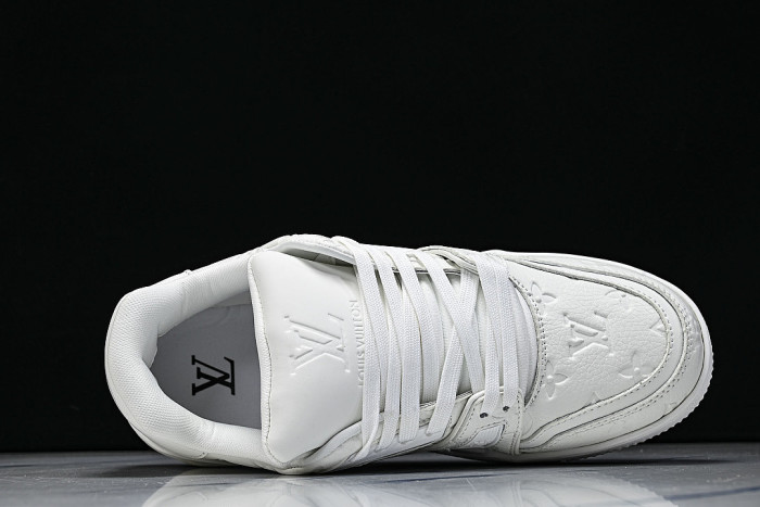 TRAINER SNEAKER LOW RETRO CASUAL SPORTS SNEAKERS WHITE/WHITE/WHITE