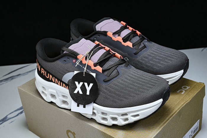 ON RUNNING CLOUDMONSTER 3 TRENDY SPORTS RUNNING SHOES GREY/ORANGE/BLACK