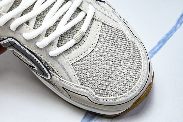 LOW-TOP THICK-SOLED SPORTS CASUAL SHOES BEIGE/BEIGE/BEIGE
